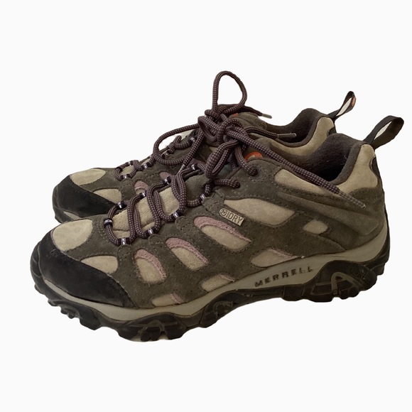 Merrell Moab Beluga Suede Hiking Shoes. Sz 8.5 - Picture 2 of 9